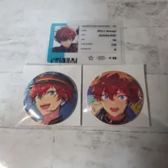 あんスタ　天城一彩　缶バッジ・ID風カード3点セット