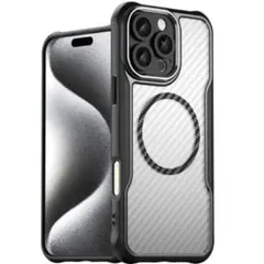 iPhone 16 Pro Maxケース MagSafeに対応半透明カバー 薄型