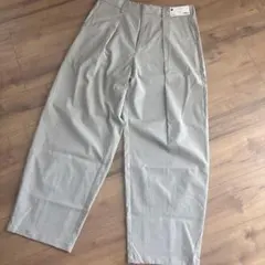 GU メンズ バレルレッグスラックス
