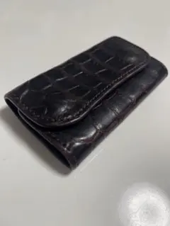 ワイルドスワンズ　ミナスS クロコダイル　チョコ　美品 ワイルドスワンズ ミナスS クロコダイル チョコ 美品 - メルカリ