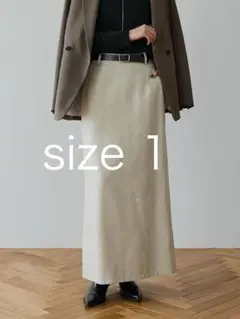 ほほ　crewreストレッチベロアストレートスカート　cloud gray ほほ様専用 crewreストレッチベロアストレートスカート cloud gray