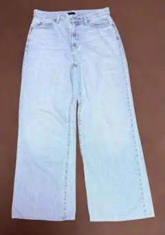 UNIQLO ワイドストレートジーンズ　サイズ25 股下69センチ