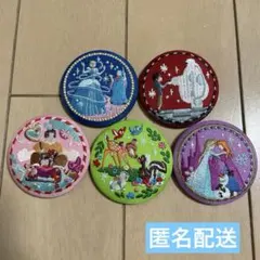 ディズニー刺繍缶バッジ　5種類セット