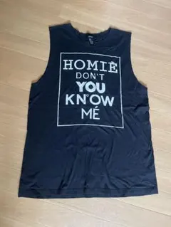 FOREVER 21 タンクトップ ブラック ロゴのサムネイル