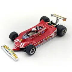 ミニチャンプス フェラーリ 312T4 白ヘルメット ミニカー 1/43