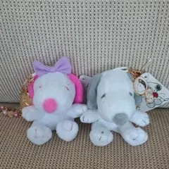 【新品 未使用】スヌーピー キーホルダー ２個セット