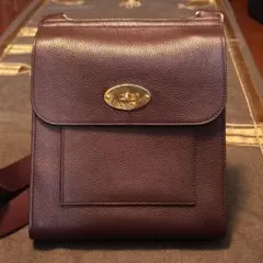 マルベリー Mulberry Antony 本革ショルダーバッグ メンズ斜め掛け Mulberry | アントニー | ブラック-シルバー スモール クラシック