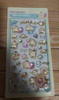 【新作】第二弾 3D立体シール ボンボンドロップ 風シール ボムボムプリン