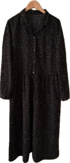 GLOBAL WORK 長袖 シャツワンピース/Free