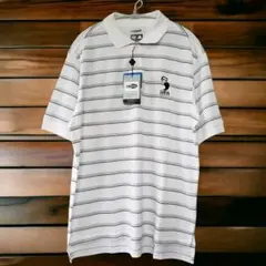 adidas アディダス ゴルフ ポロシャツ ボーダー