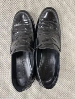 JIMMY CHOO エナメルローファー ブラックのサムネイル