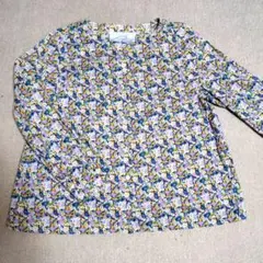 Nimes ニーム 花柄ブラウス 長袖 綿