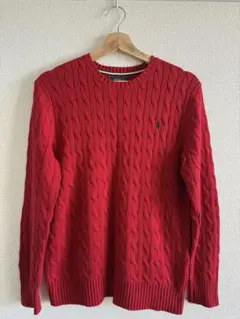【クリーニング済】ラルフローレン　ケーブルニット