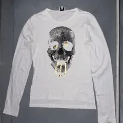 Moussy 英字プリント ロンT ストレッチ素材 - メルカリ