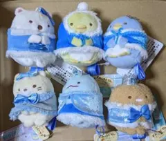 ▼セール▼　すみっコぐらし　すみっコクリスマス　てのてのりぬいぐるみ6点