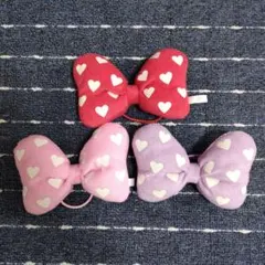 ミニーリボンヘアゴム3個セットディズニーランド 廃盤品 レア