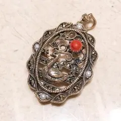 ロクザン　ターコイズ　ロクザン刻印ありペンダントトップ　プローチ　馬蹄 ペンダント – 碌山ショップ