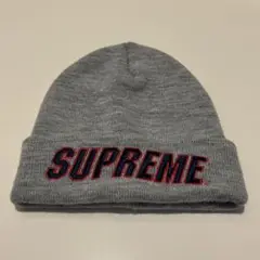 Supreme Slant Beanie Grey ニット帽　23新作