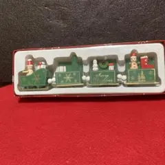 クリスマス 木製トレイン オーナメント 飾りのサムネイル