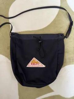 KELTY 黒 巾着バッグ