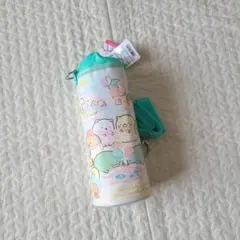 ①【新品】すみっコぐらし ペットボトルカバー 水筒カバー L おとまり会