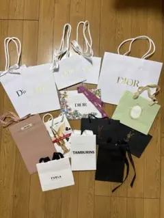 お値下げ交渉お受けします‼️ Dior・YSL・FURLAショッピングバッグセット