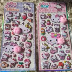 ハローキティ肉球シール2枚セット