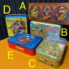 ディズニー　USJ  等　お菓子　空き缶　(4-246)