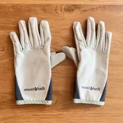 モンベル　登山用グローブ　レディース　M ライトグレー