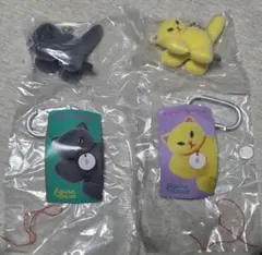 gyunyuya フィギュアマスコット　grey　yellow