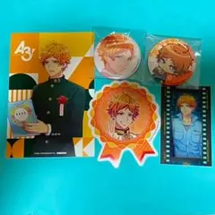 A3!皇天馬缶バッジフィルコレステッカーセット