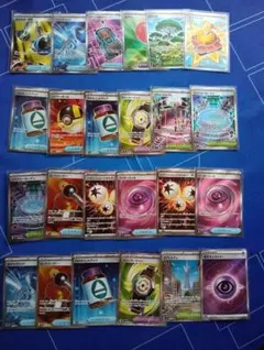 ポケモンカード SRグッズ、SRスタジアム、他グッズ計84枚まとめ売り