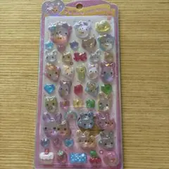 正規品　うるちゅるポップシール　フワフワらびちゃん