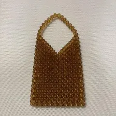 LOWRYS FARM ビーズＢＡＧ　ブラウン