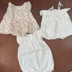 ZARA ベビー服 ドレス・ロンパースセット 1-3ヶ月