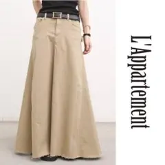 L'A ppartement GOOD GRIEFロングスカート GOOD GRIEF!/グッド グリーフ】 VINTAGE WASHED CHINO SKIRT（ロング