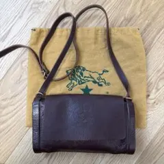 イルビゾンテ　ショルダーバッグ ダークブラウン 保存袋付き