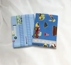 ２点セット　ミニポケットティッシュケース　入園　入学　新学期　線路　働く車