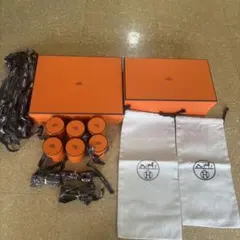 HERMES 空箱　Twilly 6個　リボン　ダストバッグセット