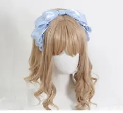 カチューシャ　リボン　ロリータ　コスプレ　地雷　推し活　かわいい　ヘアバンドのサムネイル