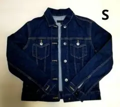春【美品✨】ユニクロ UNIQLO　紺色デニムジャケット　Sサイズ