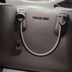 MICHAEL KORS グレー レザー トートバッグ