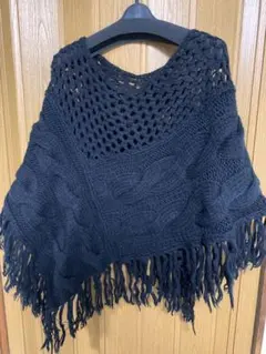 MURUA  ニットポンチョ