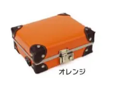レトロ調 オレンジ バッグ トランク ミニバッグ ショルダーバッグ 
