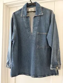 ZARA デニムプルオーバー