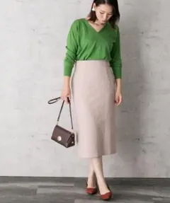 URBAN RESEARCH ROSSO タイトスカート　ピンクベージュ