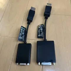 DisplayPort DVI/VGAアダプター 2個セット