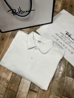 【Ron Herman】美品！ロンハーマン 高級パイル ホワイトポロ Lサイズのサムネイル