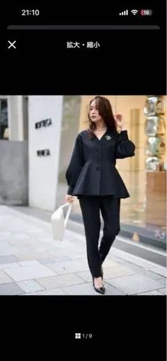 RANAN ブラック セットアップ 入園式　卒業式