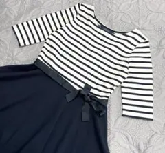 POLO RALPH LAUREN ボーダーワンピース 長袖